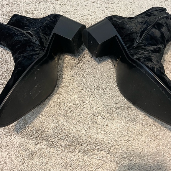 COPY - Saint Laurent Velvet Vassili boot 44 - Picture 3 of 4